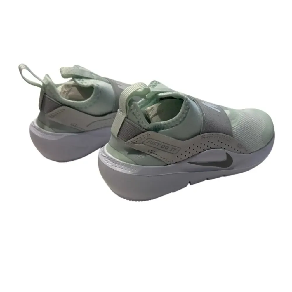 Nike Kids' Preschool Flex Runner 4 Shoes in Barley Green/Light Silver, Size 11C